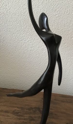 Brons (Onbekend) - Metaal beeld, danseres kopen? Bied vanaf 1!