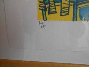 Corneille - La vie est belle- Lithografie-oplage 75 ex-2001 kopen? Bied vanaf 280!