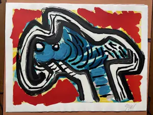Karel Appel - map '' Apres-Midi " 5 zeefdrukken kopen? Bied vanaf 3500!