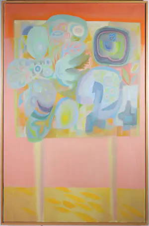 Marius de Leeuw - Acryl op doek, Bloemen - Ingelijst kaufen? Bieten Sie von 70!