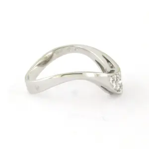 14k wit gouden ring met briljant geslepen diamant tot. 0.40ct – F/G - VS/SI kopen? Bied vanaf 460!
