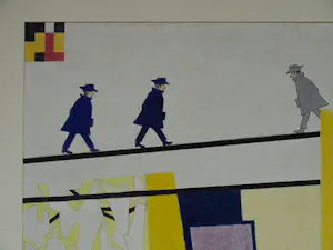 Doorlie Gerdes - Ingelijste potloodtekening , Crossover – 2020 - Lijst, 53 x 43 cm. kopen? Bied vanaf 100!