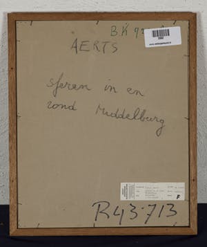 Niet of onleesbaar gesigneerd - Lot van twee ingelijste aquarellen - 1981 kopen? Bied vanaf 10!