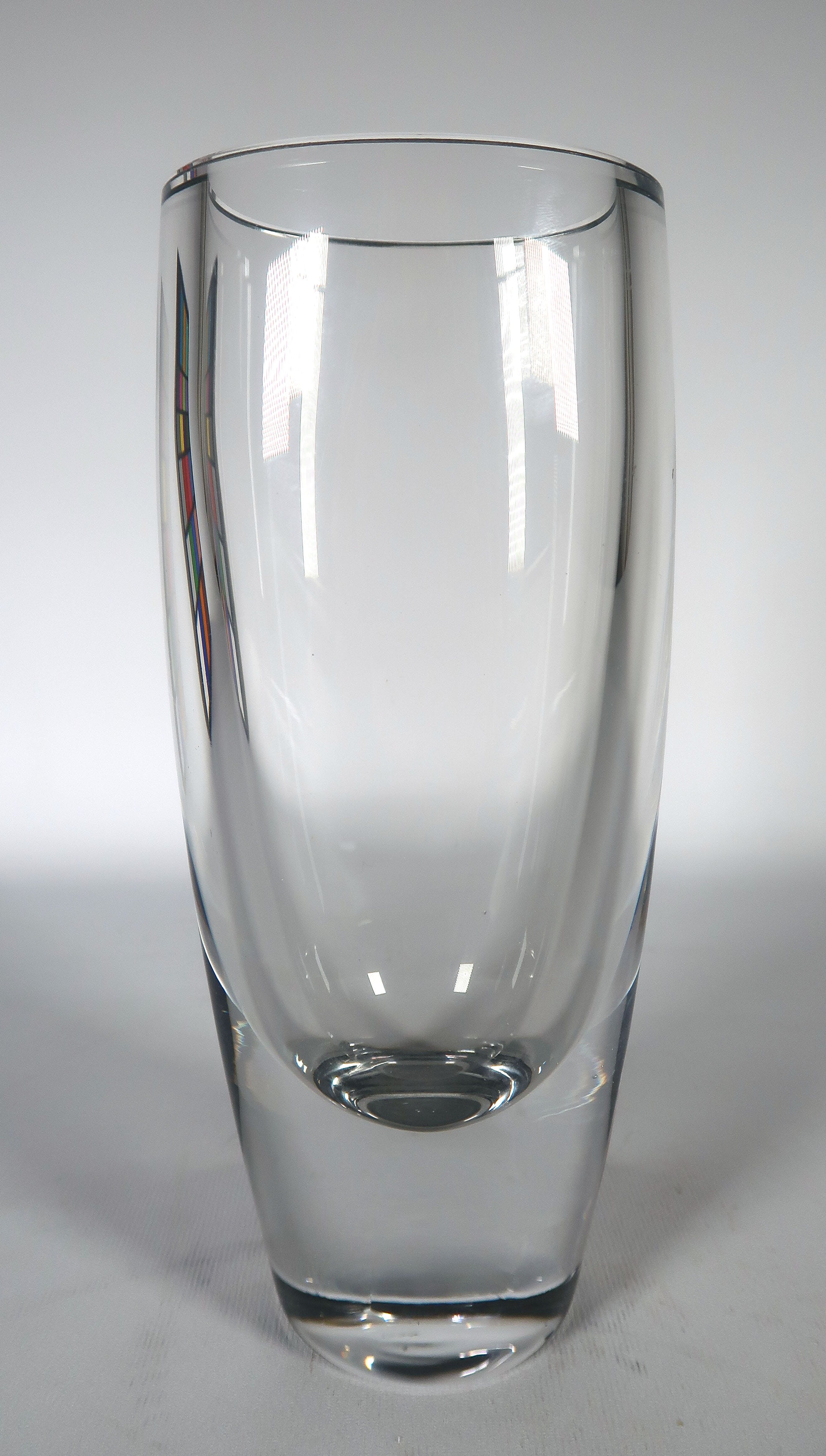 Skruf - Glas, Blanke ovalen vaas kopen? Bied vanaf 20!