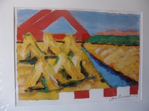 Jan Cremer - Zeefdruk 'Vuurwerkramp' genummerd en potlood gesigneerd kopen? Bied vanaf 125!