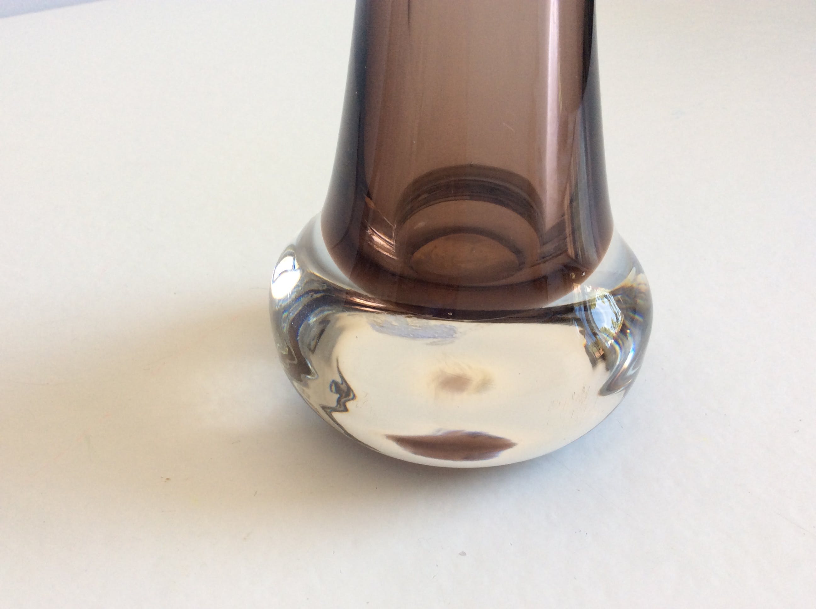 Niet of onleesbaar gesigneerd - Sarner kristal Zwitserland - mondgeblazen vaas kopen? Bied vanaf 1!