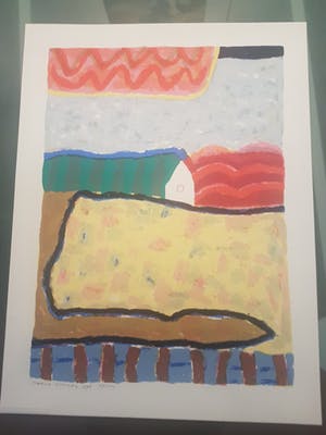 Harrie Gerritz - Prachtige abstracte zeefdruk niet ingelijst in nieuwstaat uit 1996 kopen? Bied vanaf 35!