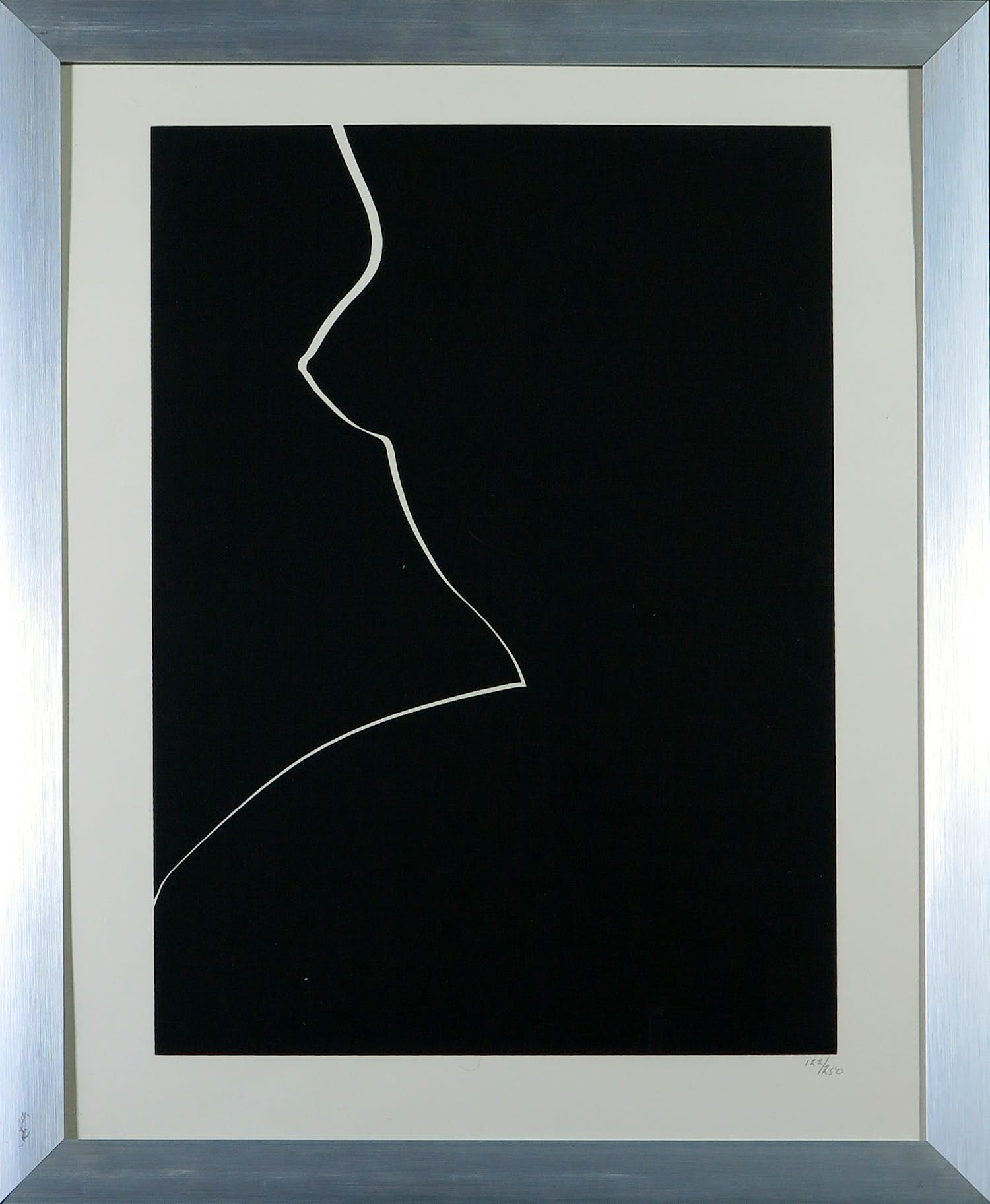 Harry van Kuyk - Zeefdruk uit het portfolio Grafinu - Ingelijst verkocht voor € 50!