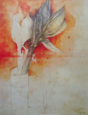 Bruno Bruni - Bruno Bruni - " AMARYLLIS II " - Kleuren Offset-lithografie - handgesigneerd kopen? Bied vanaf 50!