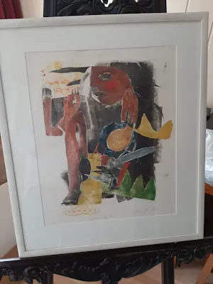 John Lie a Fo - Zeefdruk, Titel, Apari leoni des drien. kopen? Bied vanaf 40!