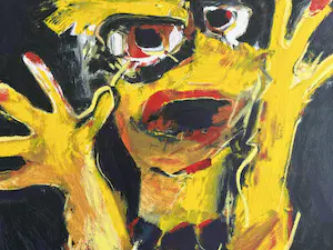 Charlotte Molenkamp - handgesigneerde zeefdruk | 'Dansend Kind' | 1993 kopen? Bied vanaf 1!