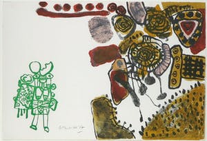 Corneille - Litho, Zonder titel, uit Femme de Nuit et d'Aube - Ingelijst kopen? Bied vanaf 150!