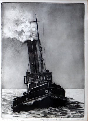 Bart Reindersma - "Sleper in het ijs" en "Tjalk aan de wind" kopen? Bied vanaf 45!