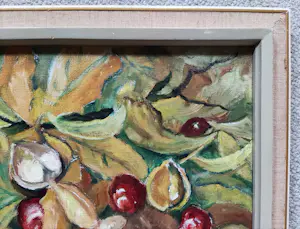 Willem van der Colk - Kastanjes tussen herfstbladeren kopen? Bied vanaf 90!