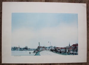 Ciano Siewert - Litho: Hollands landschap kopen? Bied vanaf 50!