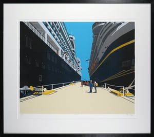 Marc Langer - Zeefdruk, Cruise - Ingelijst kopen? Bied vanaf 60!