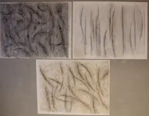 Stef Jurrien - 3 tekeningen: Compositie met lijnen - 1998 kopen? Bied vanaf 100!