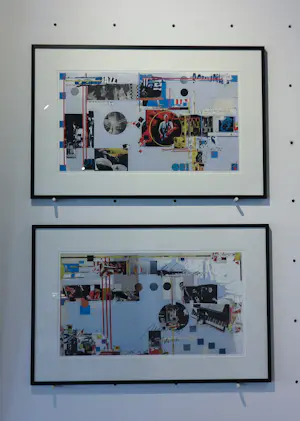 Sam Middleton - Set van twee werken op papier inclusief lijst! kopen? Bied vanaf 100!