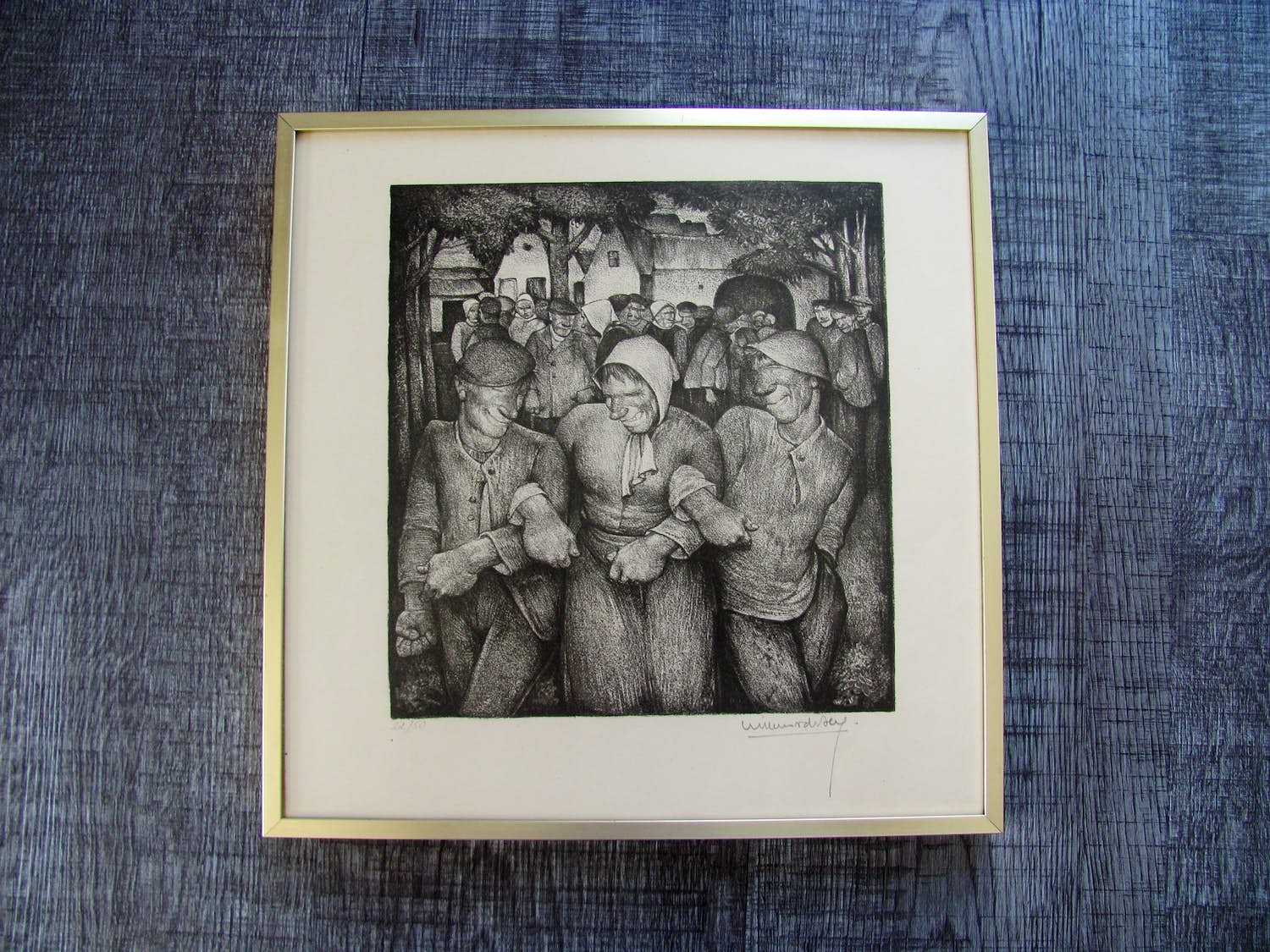 Willem van den Berg - Boerenkermis en De Oogst verkocht voor € 60!