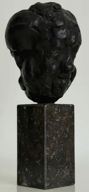 Pieter d' Hont - Bronzen sculptuur | 'Michel Simon' | 1967 kopen? Bied vanaf 750!