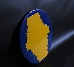 Bulent Evren - Lot van twee werken van emaille op staal, Zonder titel kopen? Bied vanaf 1!