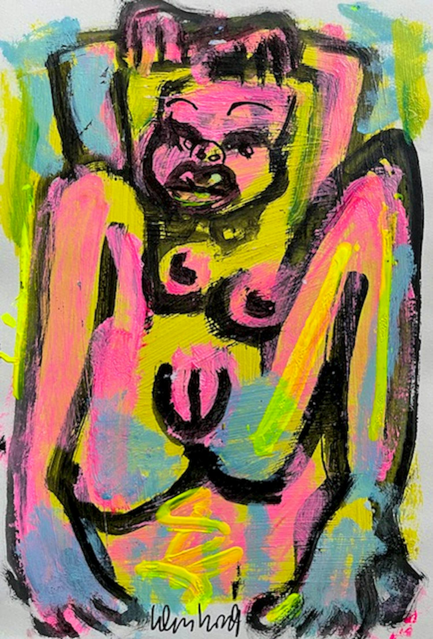 Peter Klashorst - Naked Lady kopen? Bied vanaf 100!