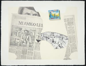 Bertha Haak - Litho, Zonder titel kopen? Bied vanaf 1!