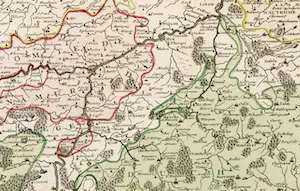 Louis Charles Desnos - Handgekleurde gravure, Pays Bas Catholiques connus sous le nom de Flandre kopen? Bied vanaf 20!