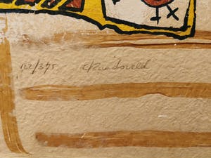 Carla Raadsveld - Afrikaans Zeefdruk- Zeer groot - kopen? Bied vanaf 50!