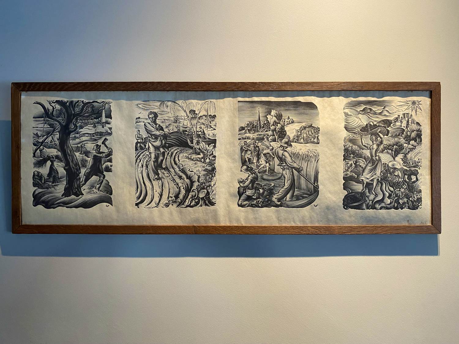 Valentin le Campion - De Vier Seizoenen – Allegorie van het Landleven verkocht voor € 45!