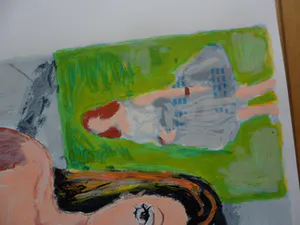 Peter Klashorst - Zeefdruk. Titel, "Turn Around Elisa". kopen? Bied vanaf 50!