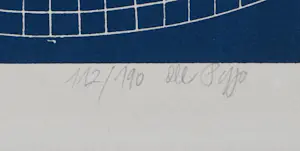 Lucio del Pezzo - Grote zeefdruk ‘Tycho Brahe’ kopen? Bied vanaf 20!