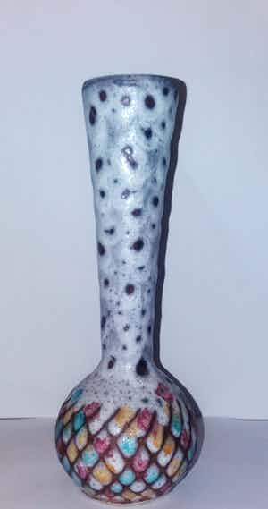 Vallauris Keramiek - Vallauris Keramiek vaas France verkocht voor € 17!