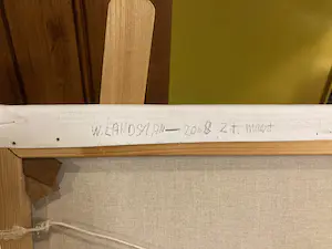 Wim Landsman - Olieverf op doek, Zonder titel (abstracte compositie), 2008 kopen? Bied vanaf 35!