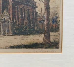 Johan Ponsioen - Sint Maartenskerk Tiel - Ets kopen? Bied vanaf 40!