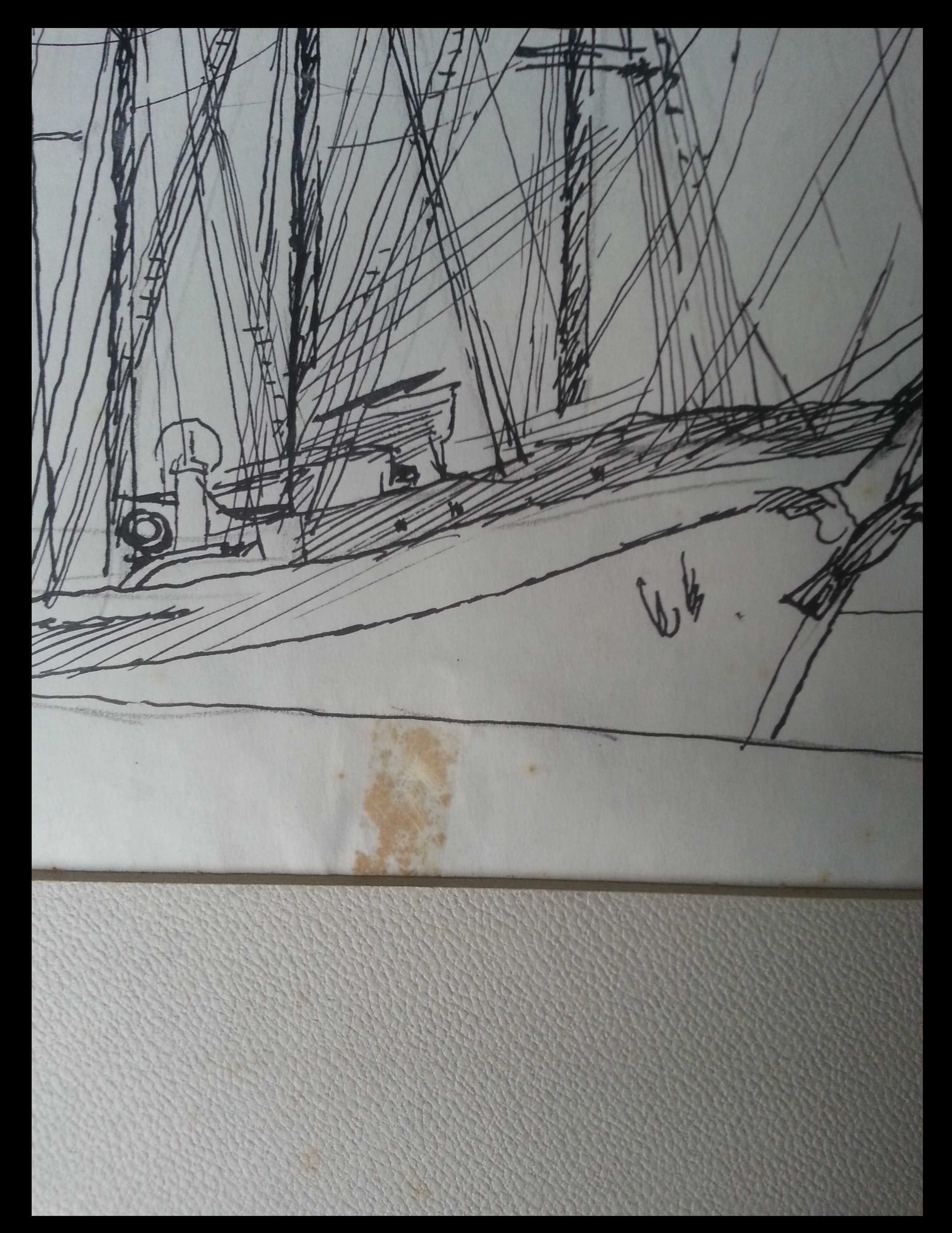 Herman Bieling - 7x Schetsen op papier kopen? Bied vanaf 1!