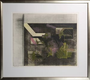 Peter Bes - Ets, Denkers - Ingelijst kopen? Bied vanaf 50!