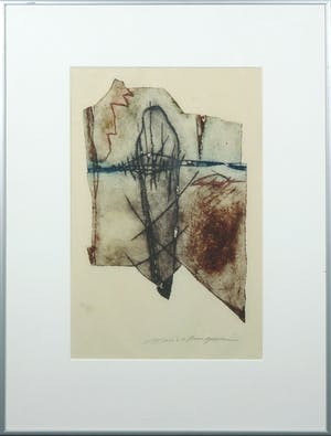 Niet of onleesbaar gesigneerd - Kleurenets, Zonder titel - Ingelijst kopen? Bied vanaf 10!