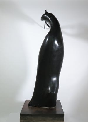 Jean-Louis Toutain - Levensgroot bronzen beeld, Chanson d'Amour (Zeer groot!) kopen? Bied vanaf 5000!