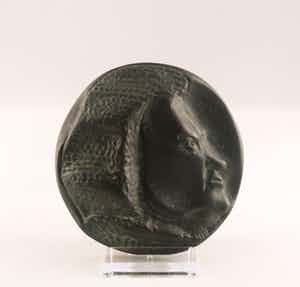 Jos Reniers - Bronzen penning, Bach verkocht voor € 175!