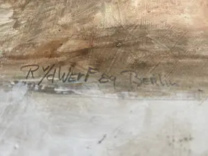 Ron van der Werf - Schilderij “Berlin” 1989 kopen? Bied vanaf 75!