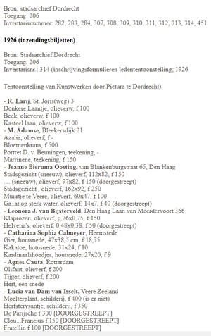 Jeanne Bieruma Oosting - Kastanjes op bladeren, olieverf op paneel (mooi ingelijst) kopen? Bied vanaf 1000!