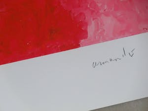 Armando - Roter Kopf, Giclee op katoenpapier. Spetterende kleuren! kopen? Bied vanaf 125!