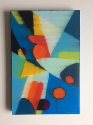 Jack Vissers - In Licht Gevormd (blauw) - olieverf op doek kopen? Bied vanaf 60!