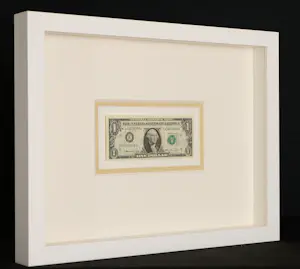 Joseph Beuys - Signiert - " One Dollar US Banknote " - Professionell gerahmt kopen? Bied vanaf 1290!
