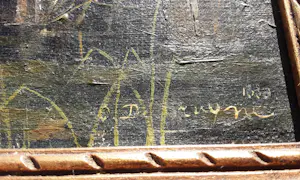 Constant De Bruyne - Jong meisje aan de waterkant , 1880 kopen? Bied vanaf 449!