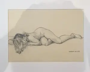 Gerard Bergman - liggend naakt kopen? Bied vanaf 50!