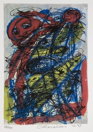 Henk Hesselius - Map met 6 zeefdrukken, Experimenteel Universum kopen? Bied vanaf 120!