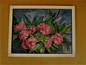 Han Boskamp - omstreeks 1930 - Pasteus olieverf - Bloemen stilleven "Hortensia" gesigneerd kopen? Bied vanaf 10!