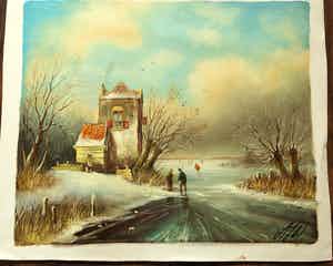 Toon Wildeboer - winterlandschap verkocht voor € 25!